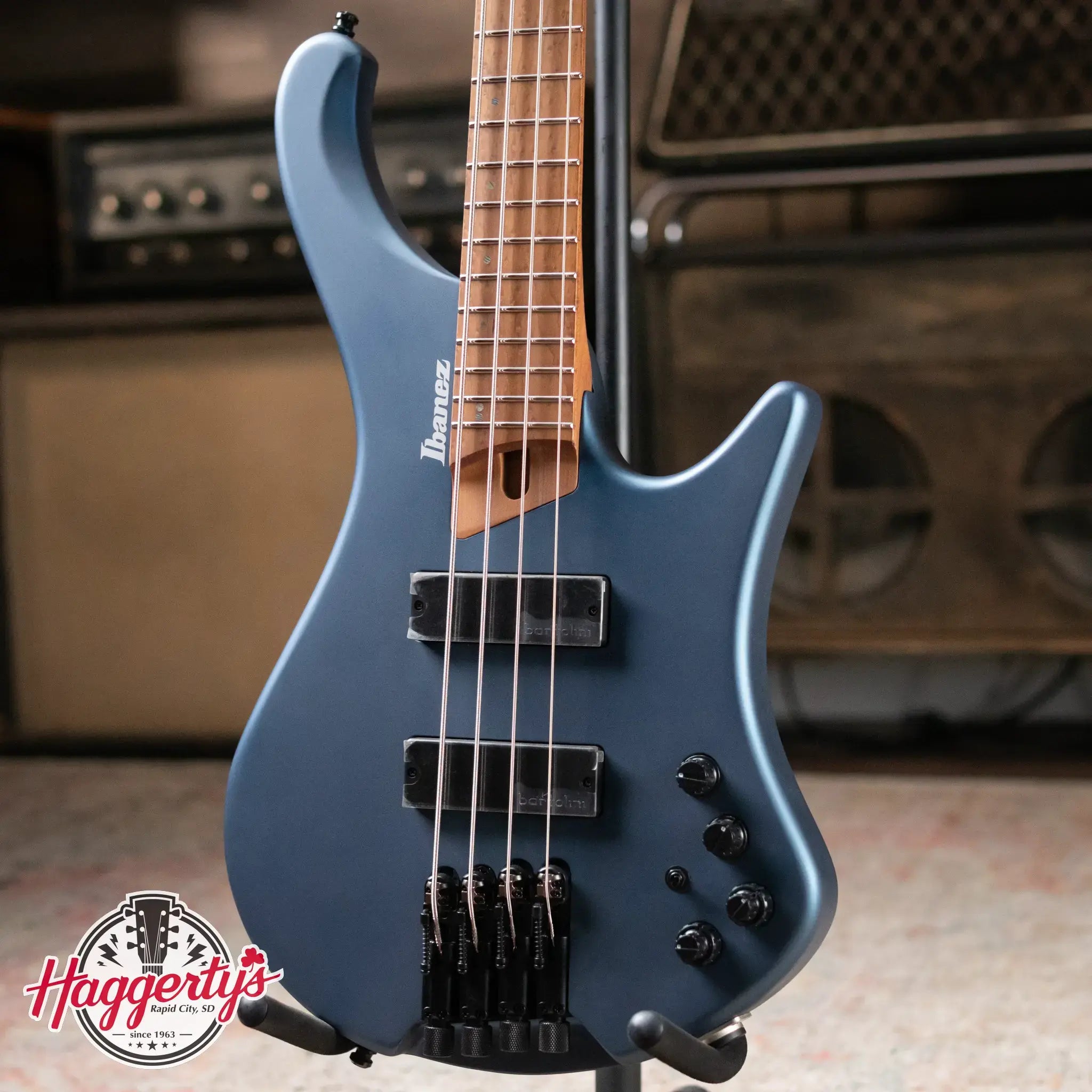 Ibanez EHB1000AOM Ergonomic Headless Bass Guitar - Arctic Ocean Matte