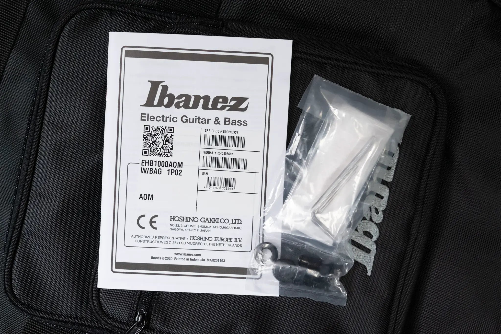 Ibanez EHB1000AOM Ergonomic Headless Bass Guitar - Arctic Ocean Matte