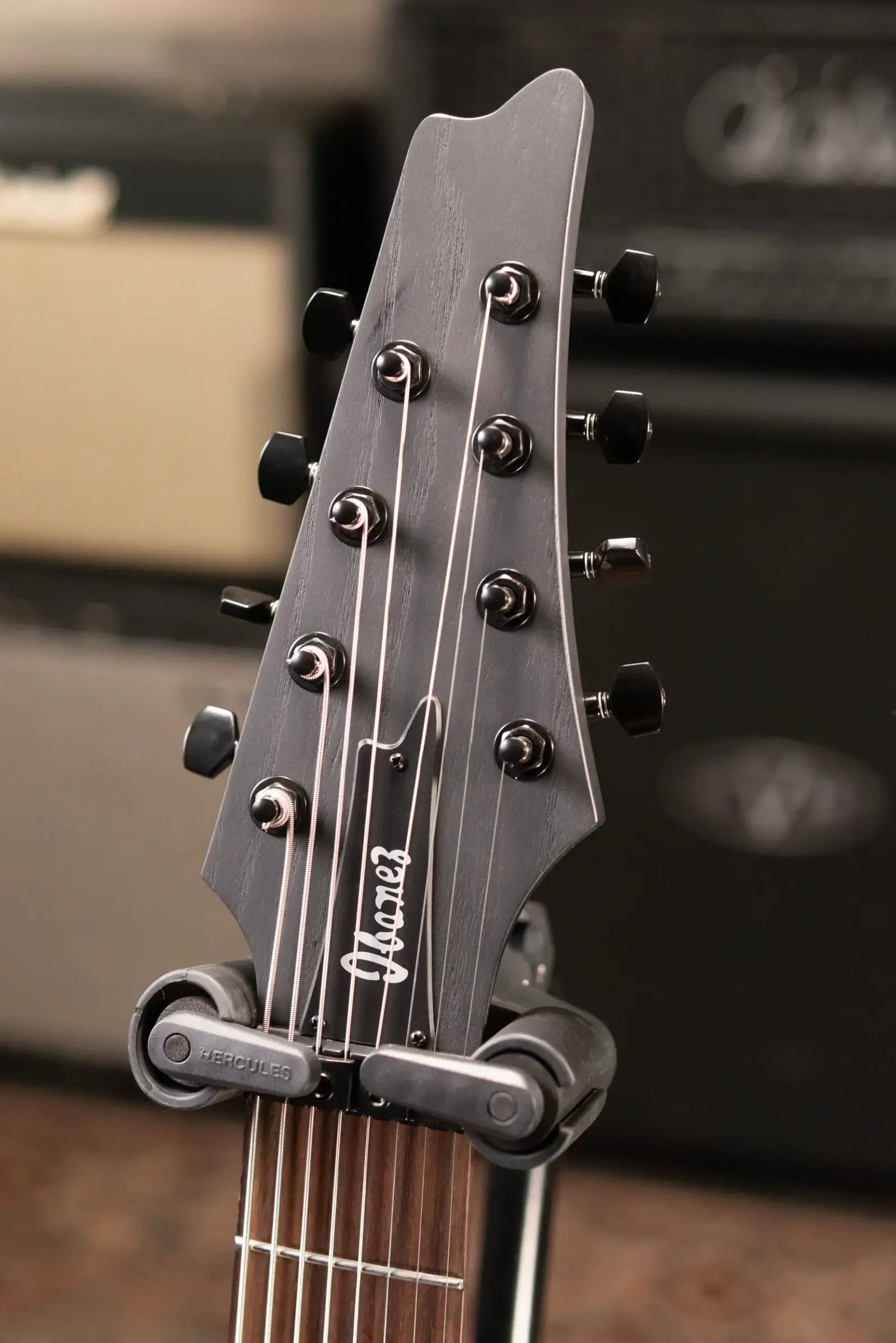 Ibanez Fredrik Thordendal Signature FTM33 Guitar - Weathered Black with Hardshell Case