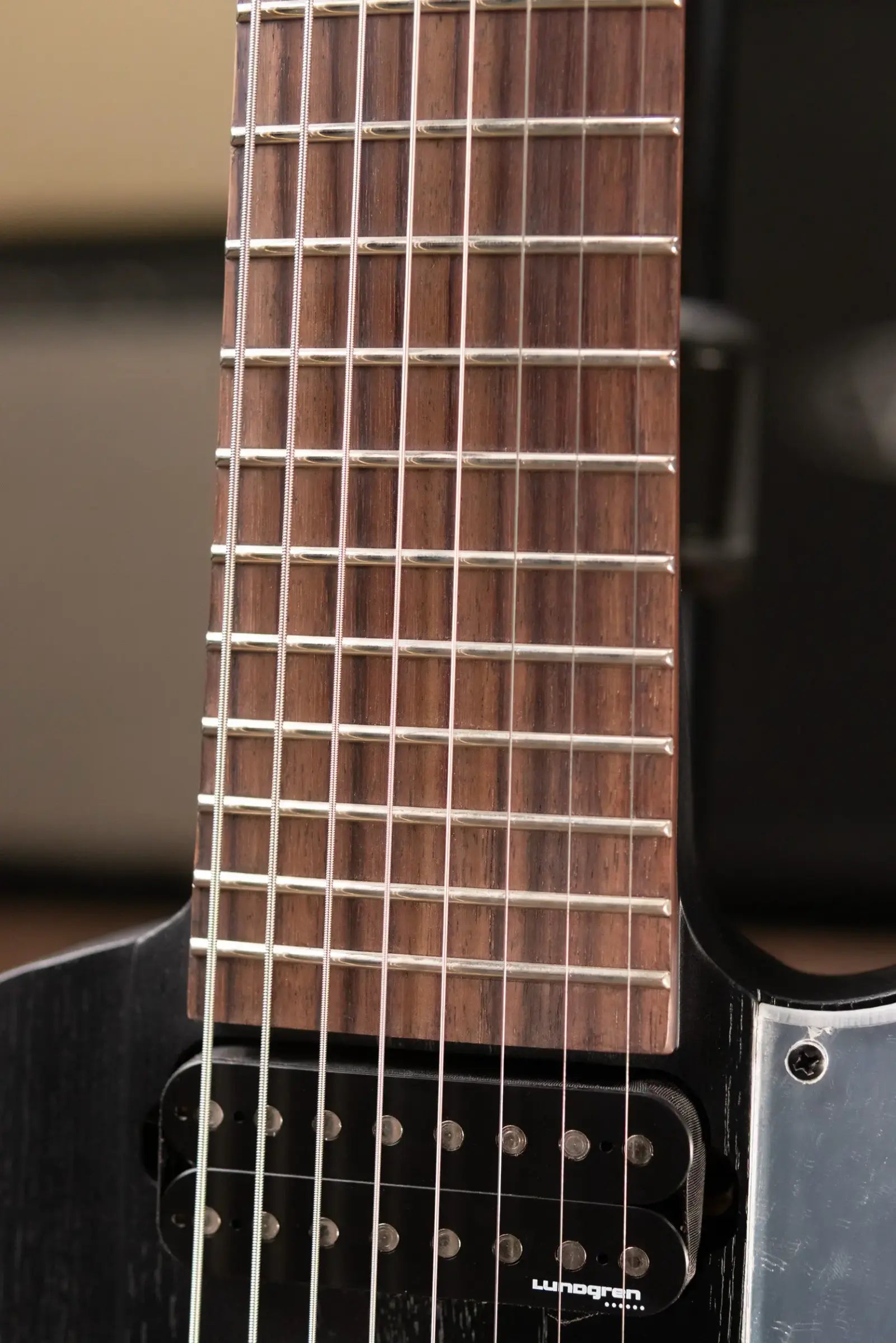 Ibanez Fredrik Thordendal Signature FTM33 Guitar - Weathered Black with Hardshell Case