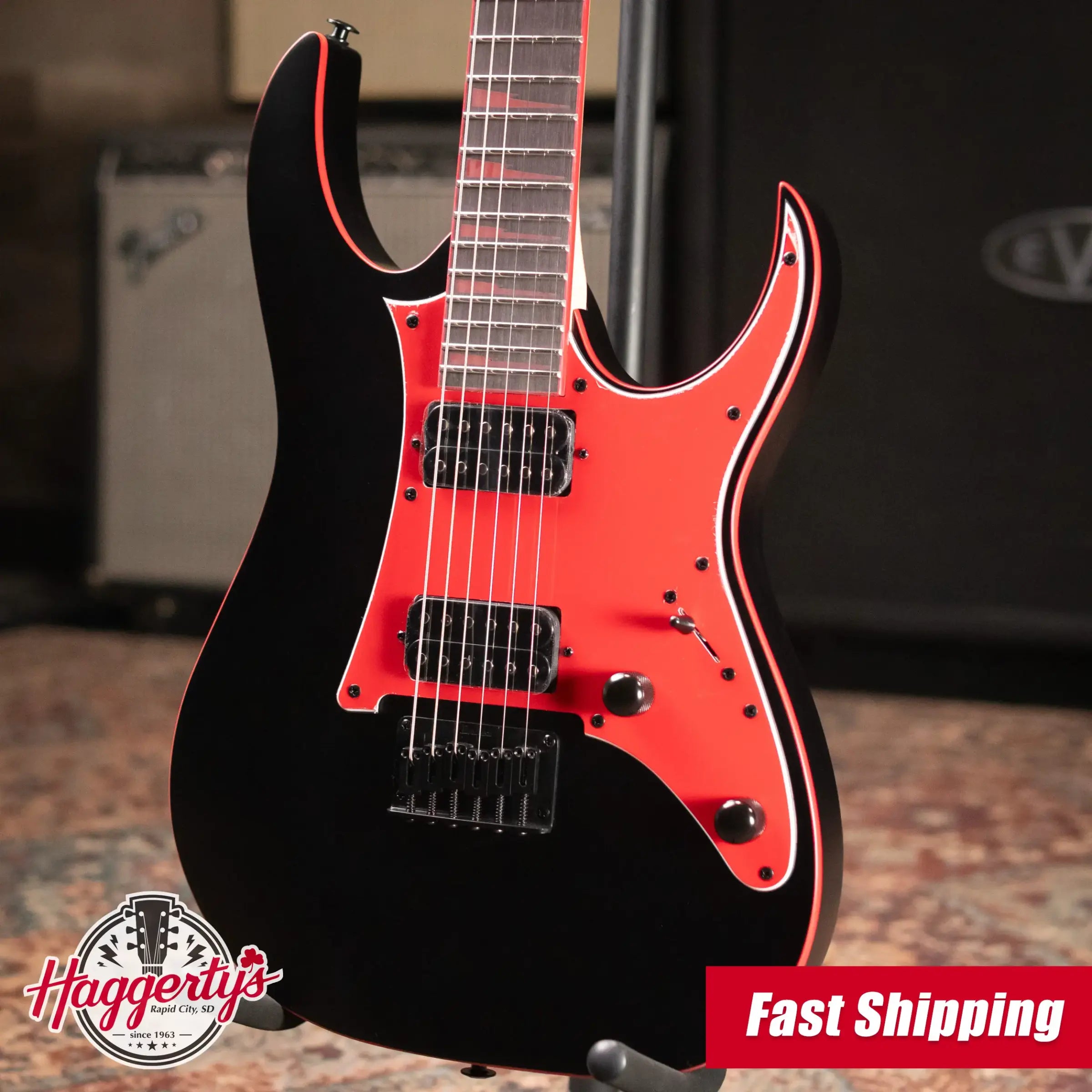 Ibanez GRG131DX BKF Electric Guitar - Flat Black