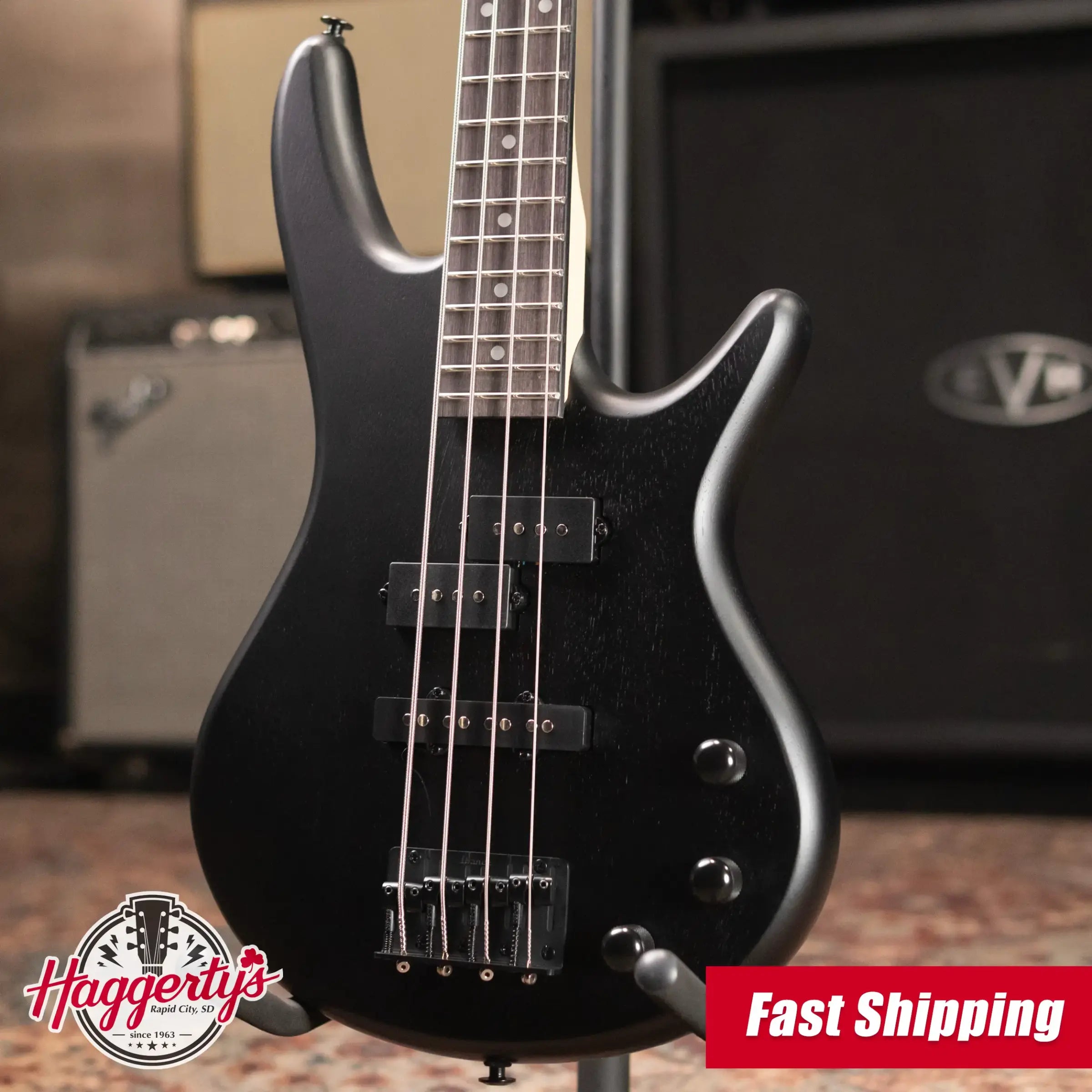Ibanez GSRM20BWK miKro Bass Guitar - Weathered Black