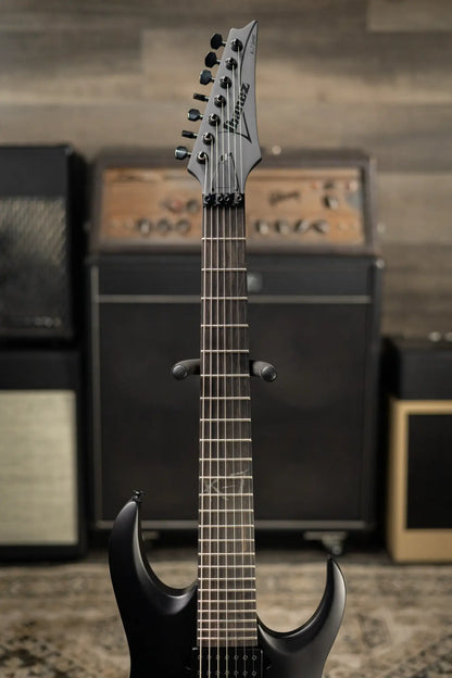 Ibanez K7YIN James "Munky" Shaffer Signature 7-String Electric Guitar - Matte Black with Gig Bag