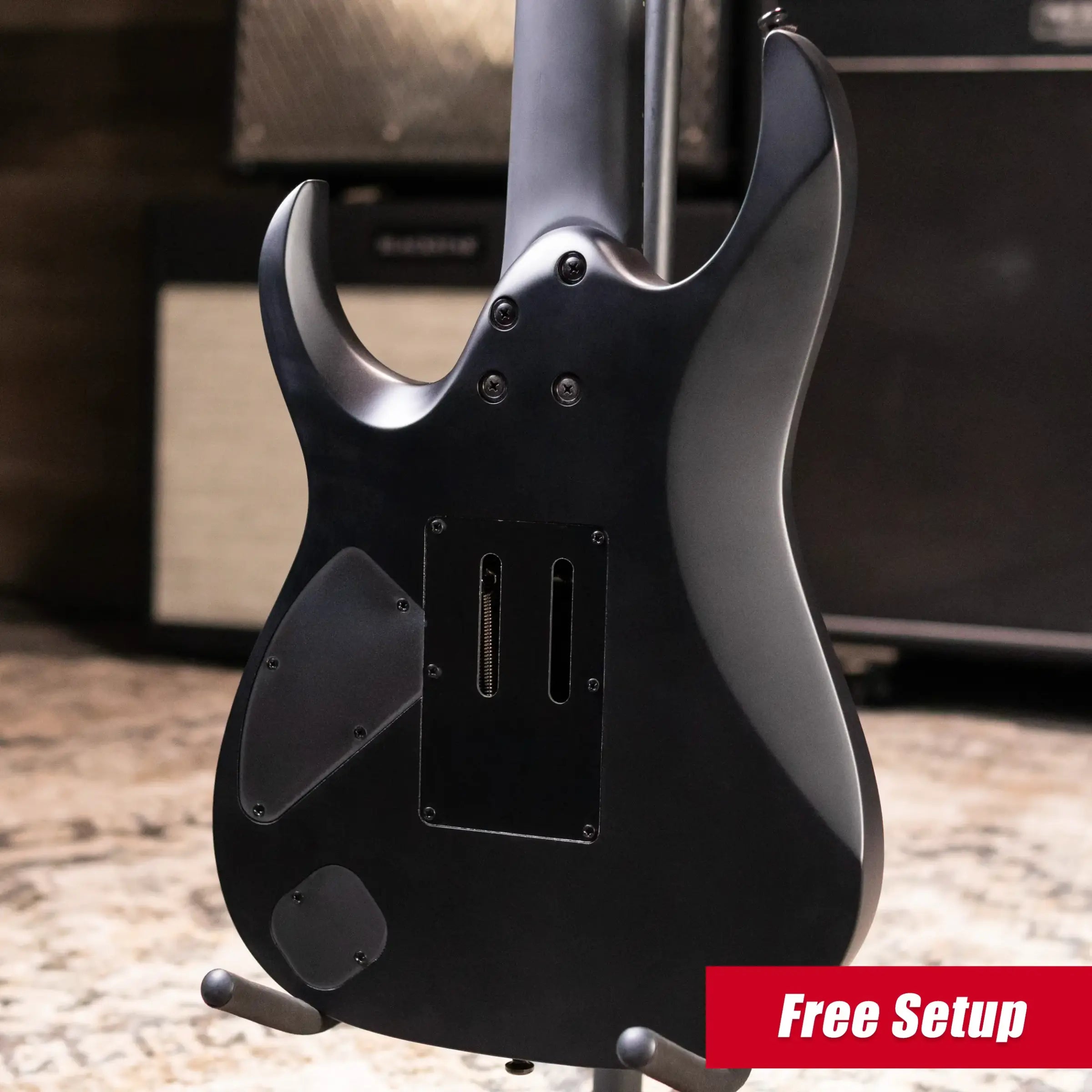 Ibanez KTYIN James "Munky" Shaffer Signature 7-String Electric Guitar - Matte Black with Gig Bag