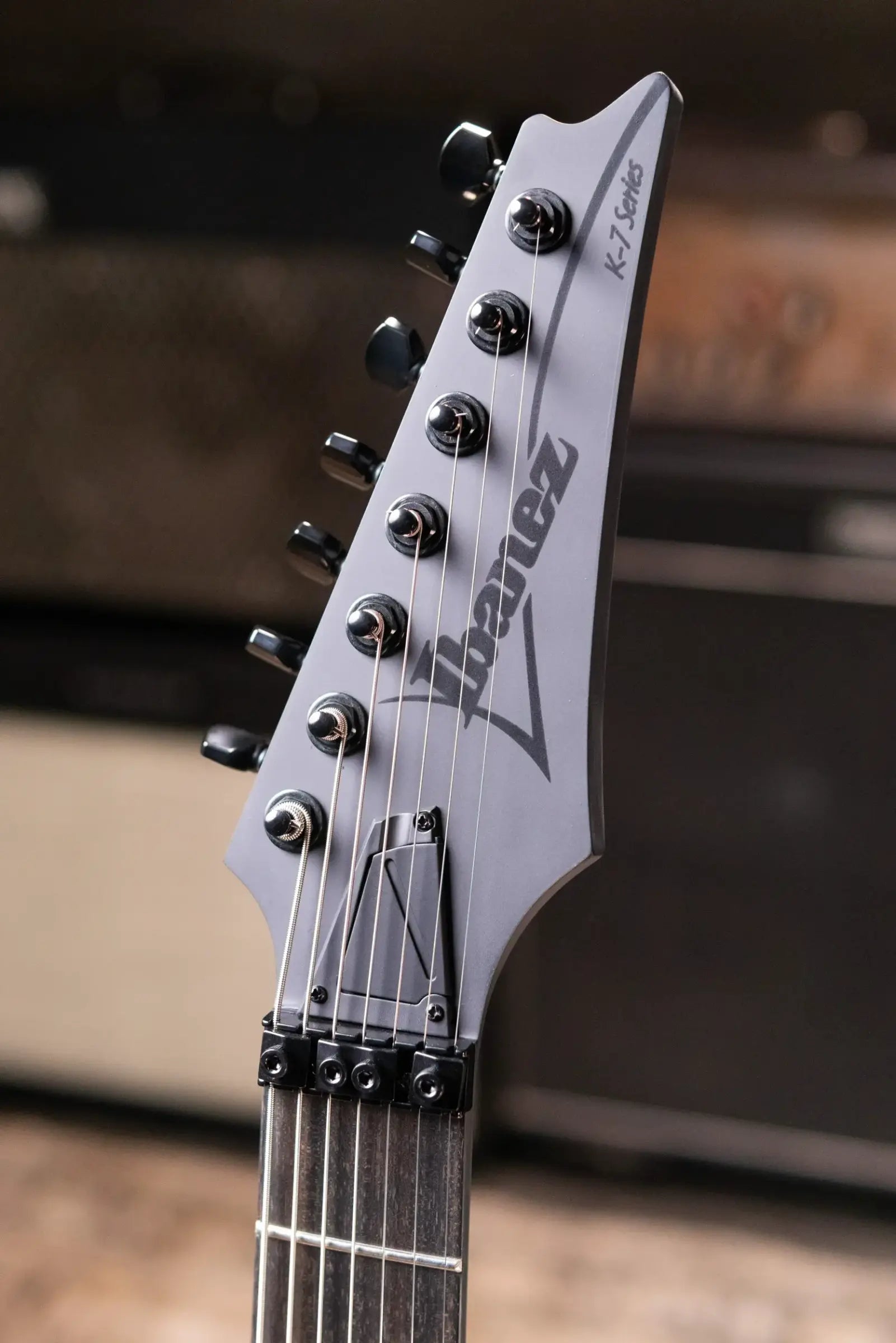 Ibanez KTYIN James "Munky" Shaffer Signature 7-String Electric Guitar - Matte Black with Gig Bag