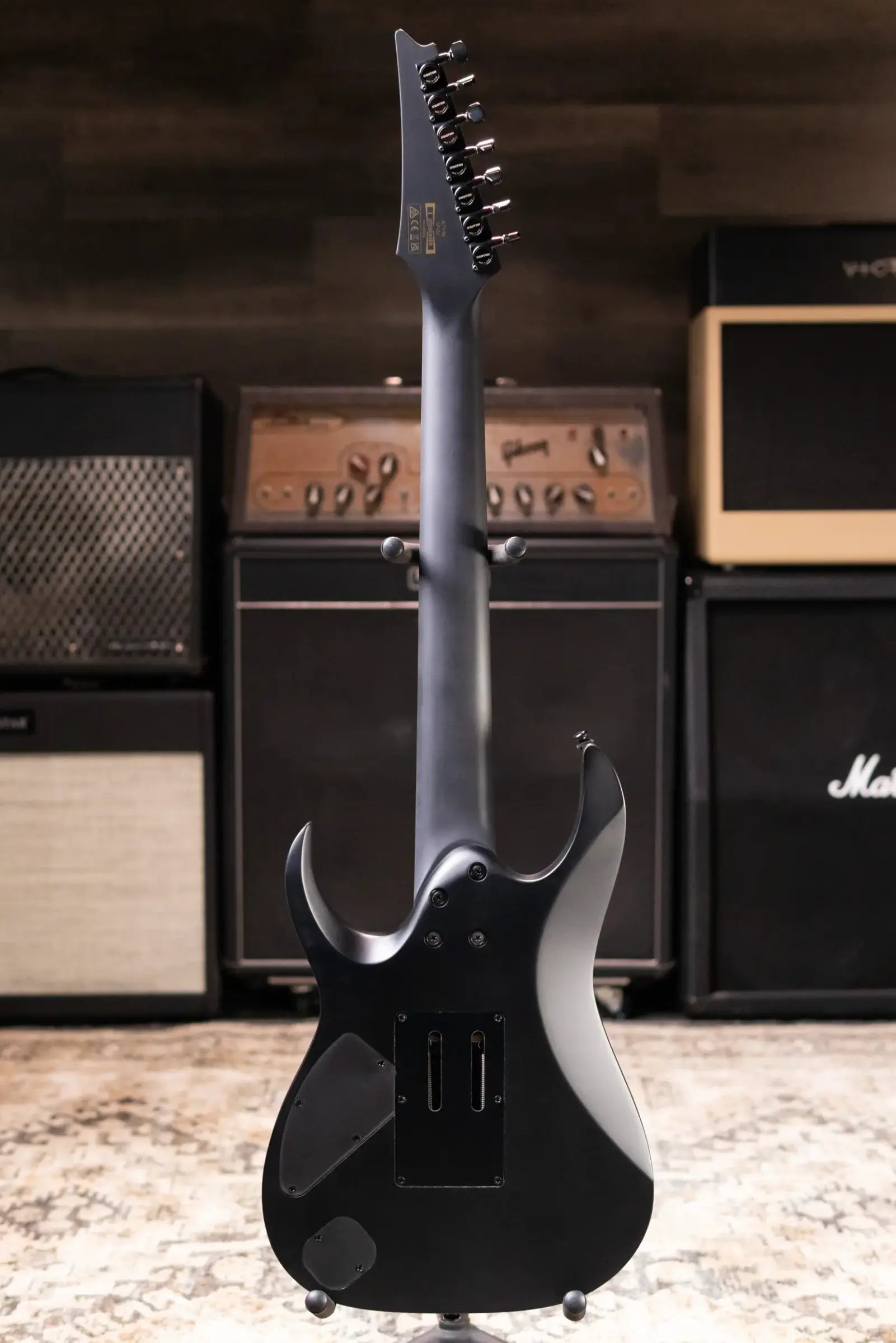 Ibanez KTYIN James "Munky" Shaffer Signature 7-String Electric Guitar - Matte Black with Gig Bag