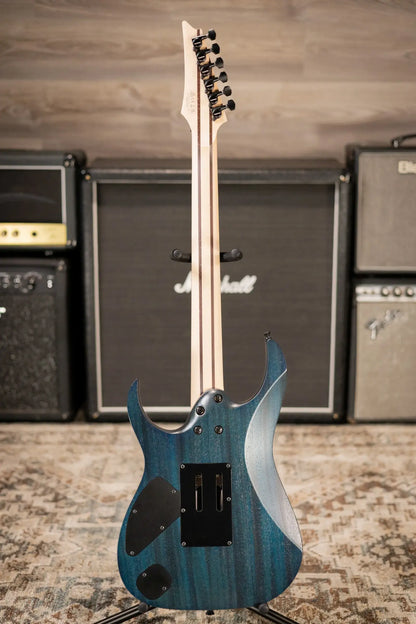 Ibanez Limited Edition RG8620AHGFB J-Custom Electric Guitar - Ghost Fleet Blue Burst with Hardshell Case