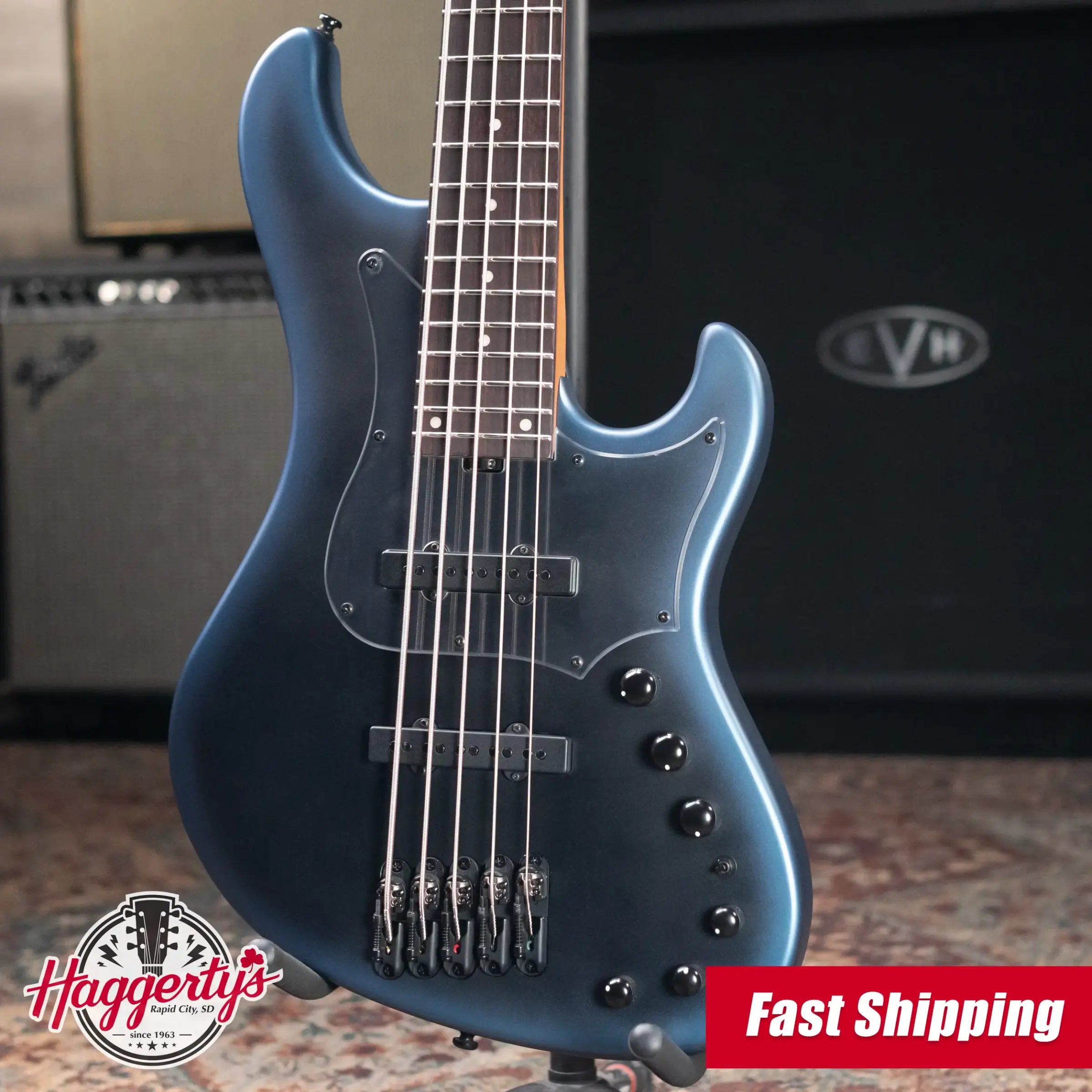 Ibanez MDM1005-MAM Mode 5-String Electric Bass - Midnight Arctic Ocean Matte with Structured Gig Bag