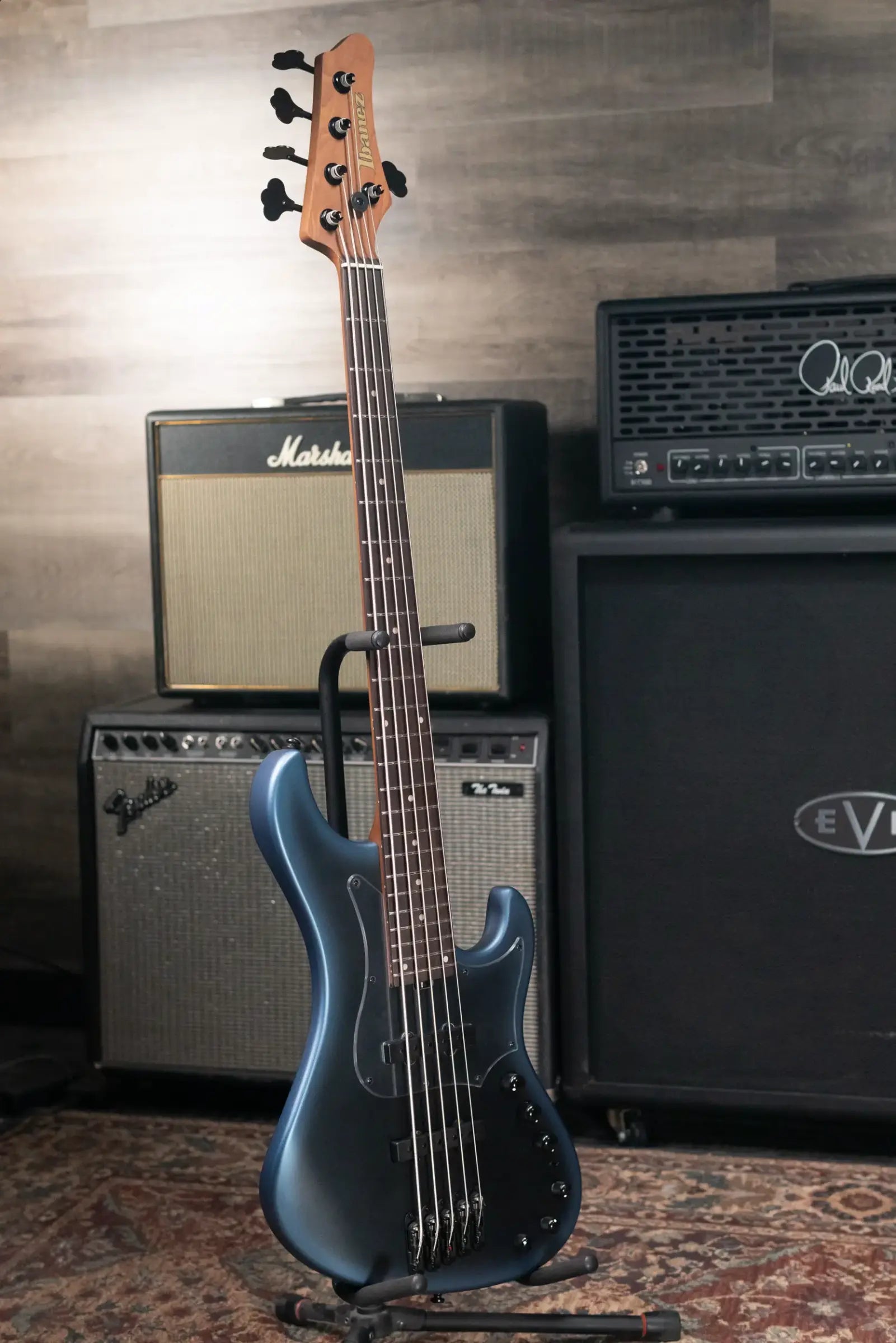 Ibanez MDM1005-MAM Mode 5-String Electric Bass - Midnight Arctic Ocean Matte with Structured Gig Bag