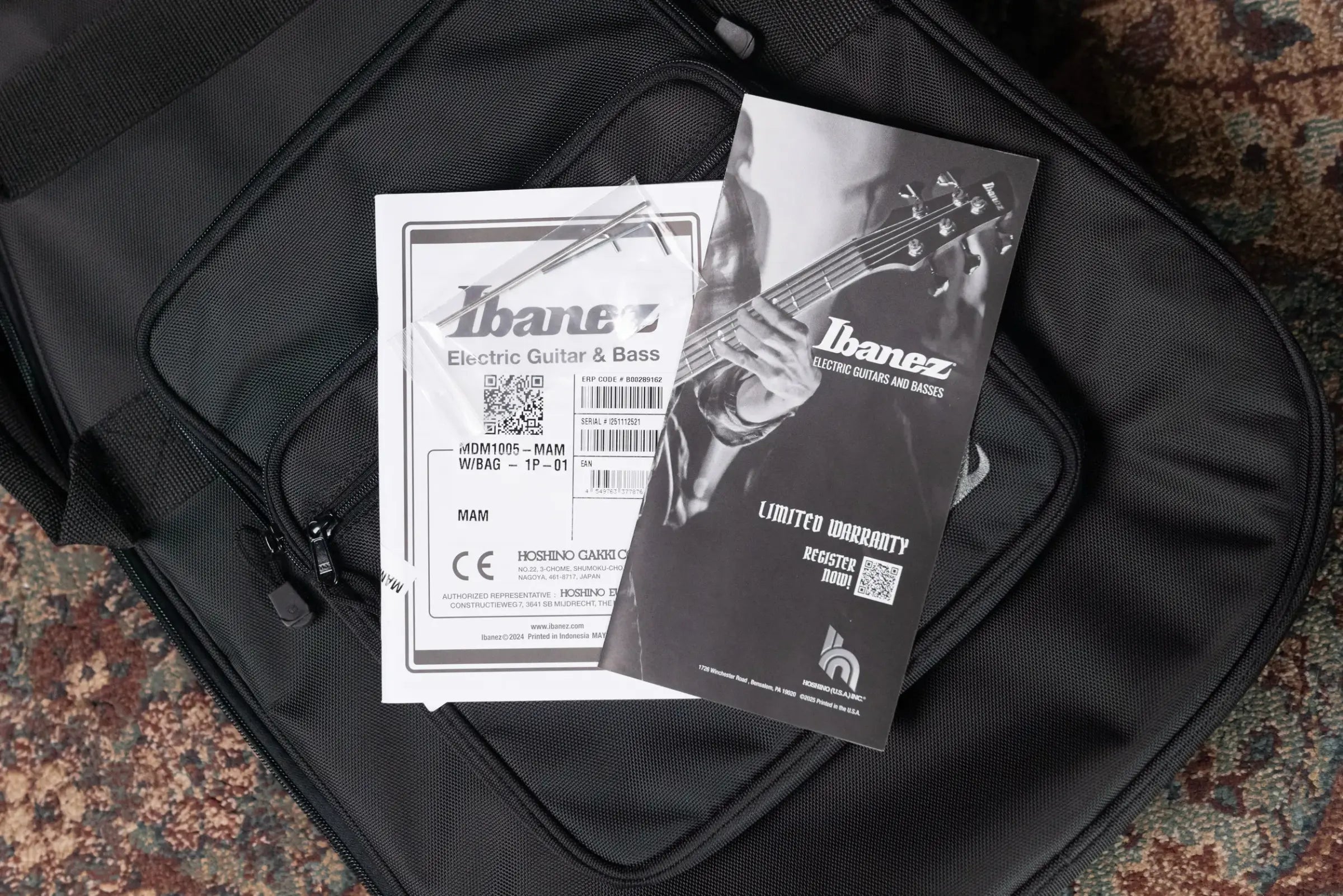 Ibanez MDM1005-MAM Mode 5-String Electric Bass - Midnight Arctic Ocean Matte with Structured Gig Bag