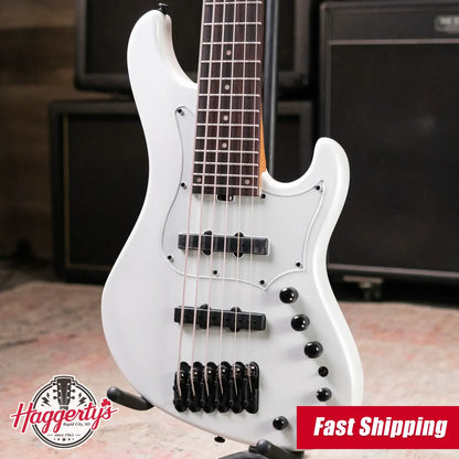 Ibanez MDM1006PW Mode 6-String Electric Bass - Pearl White with Gig Bag