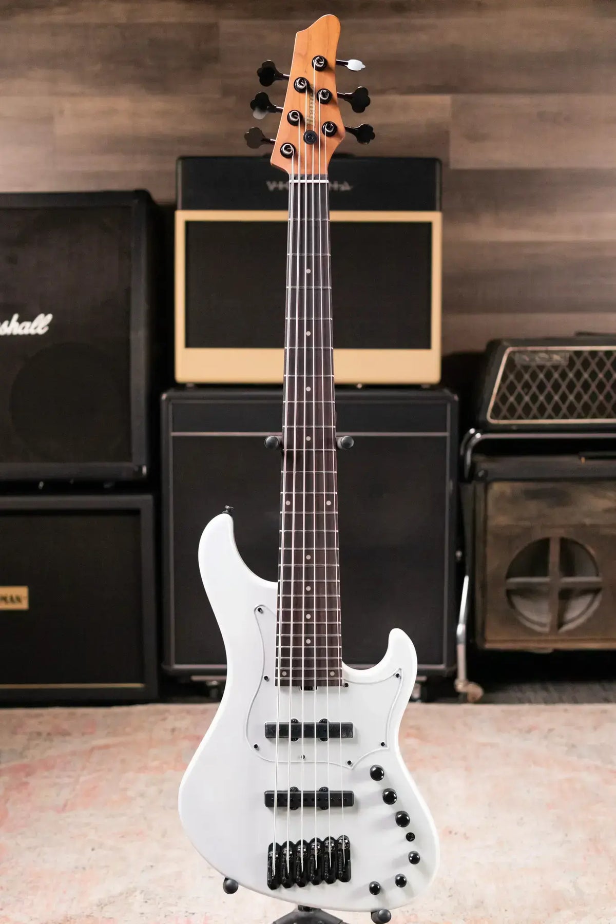Ibanez MDM1006PW Mode 6-String Electric Bass - Pearl White with Gig Ba