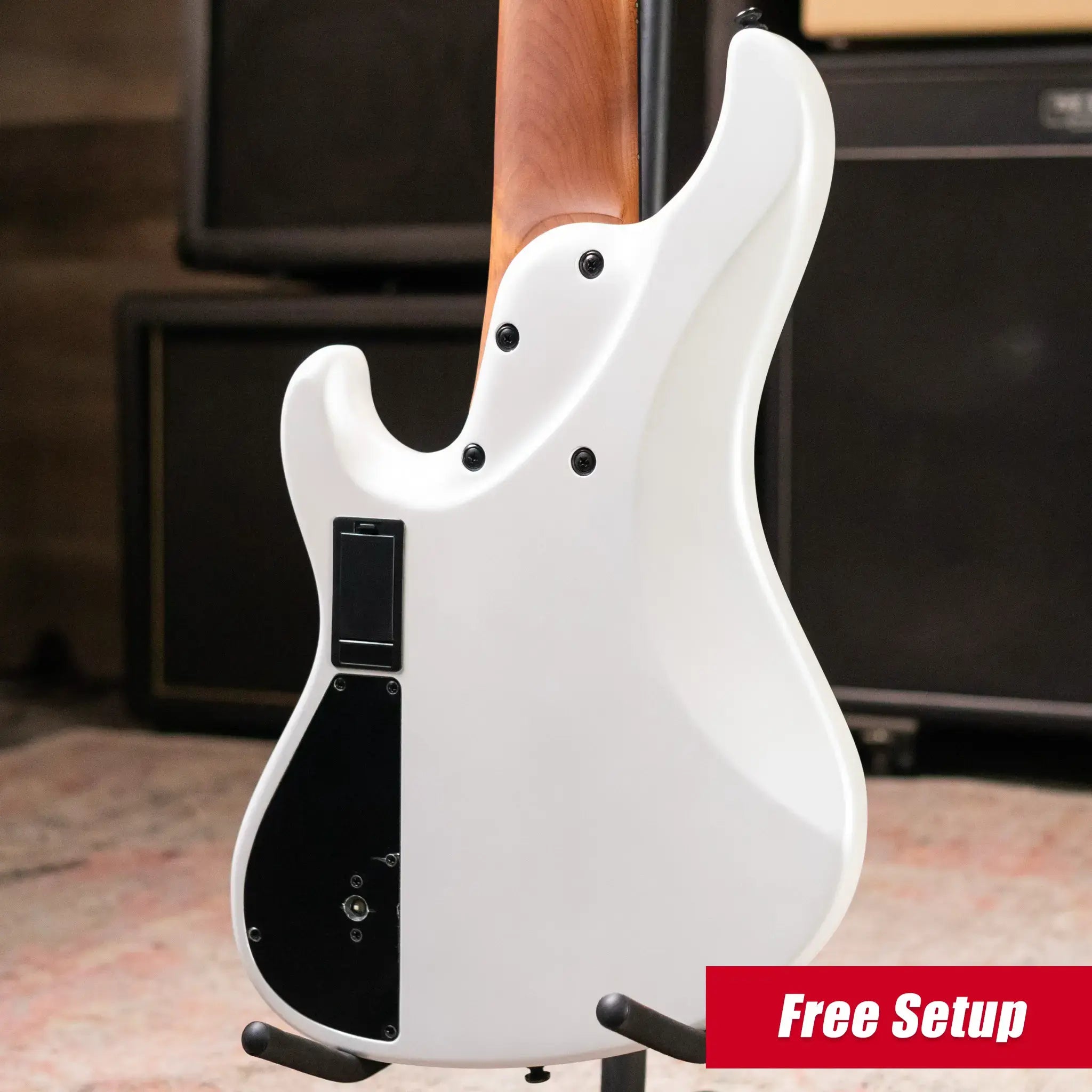 Ibanez MDM1006-PW Mode 6-String Electric Bass - Pearl White with Gig Bag