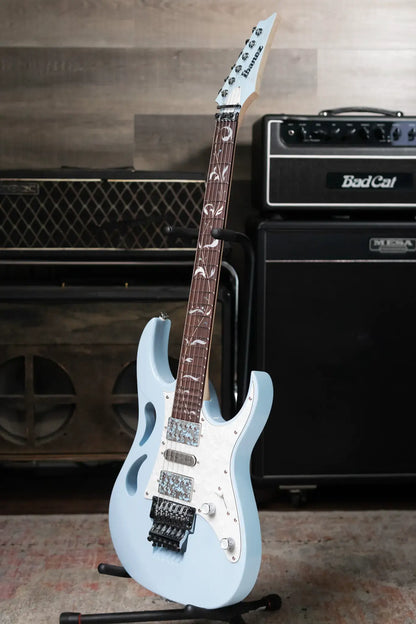 Ibanez PIA3761C Steve Vai Signature Electric Guitar - Blue Powder with Hardshell Case