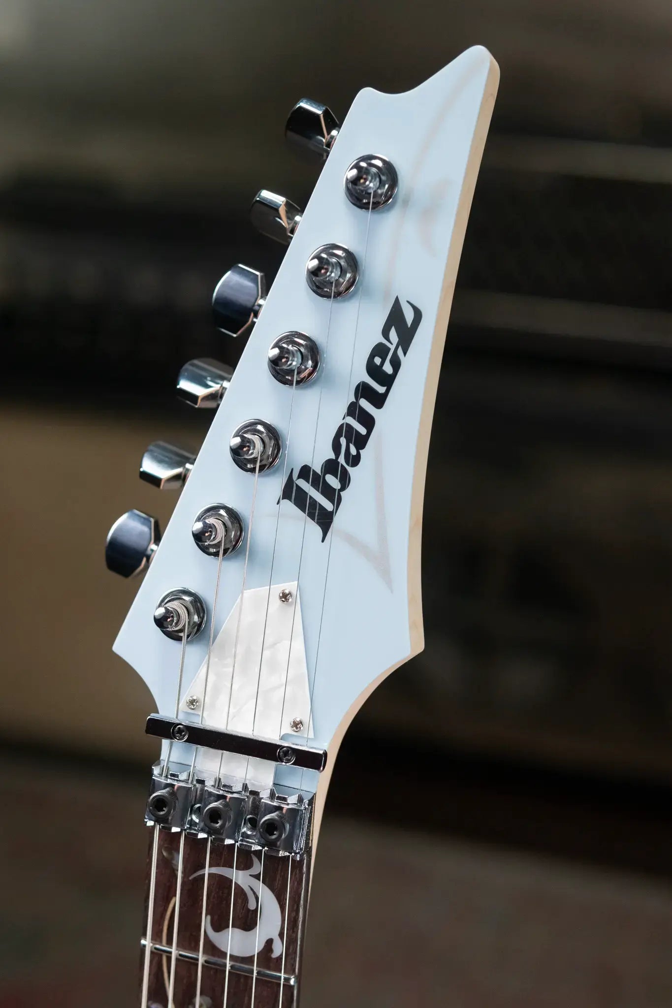 Ibanez PIA3761C Steve Vai Signature Electric Guitar - Blue Powder with Hardshell Case