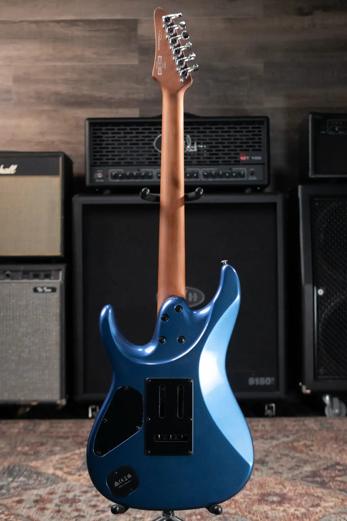 Ibanez Premium AZ42P1PBE Electric Guitar - Prussian Blue Metallic with Gig Bag - Floor Model Demo