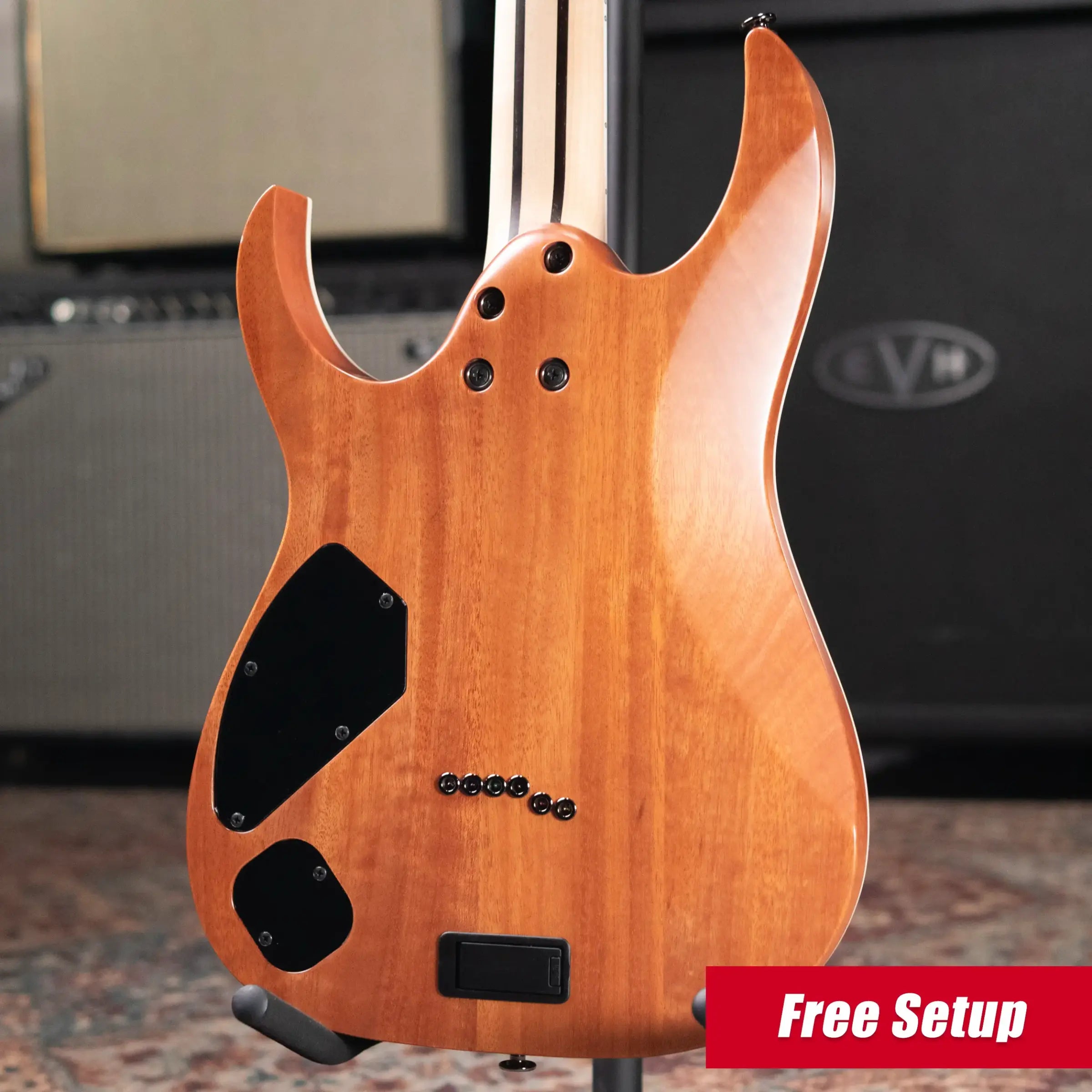 Ibanez Prestige RG5121R Electric Guitar - Dark Tide Blue Flat with Hardshell Case