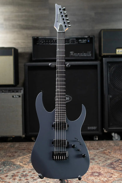 Ibanez Prestige RGR5121RB Electric Guitar - Gray Metallic Flat with Hardshell Case
