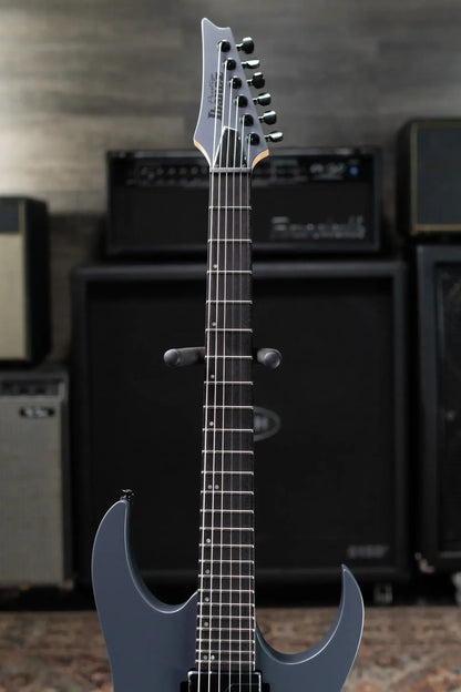 Ibanez Prestige RGR5121RB Electric Guitar - Gray Metallic Flat with Hardshell Case