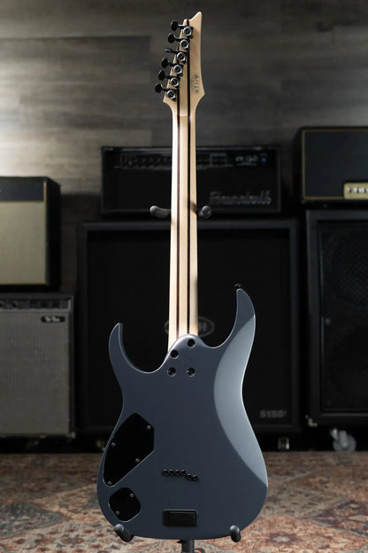 Ibanez Prestige RGR5121RB Electric Guitar - Gray Metallic Flat with Hardshell Case