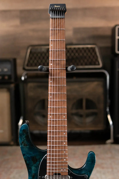 Ibanez Q547 7-String Electric - Cosmic Blue Low Gloss with Gig Bag
