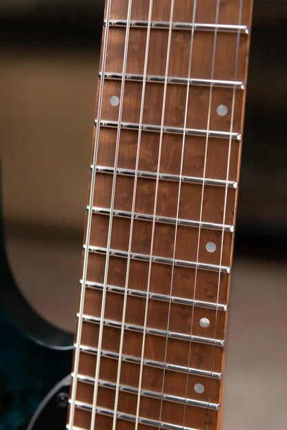 Ibanez Q547 7-String Electric - Cosmic Blue Low Gloss with Gig Bag