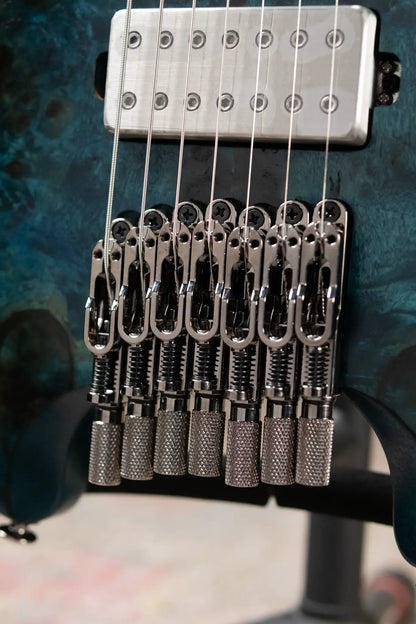 Ibanez Q547 7-String Electric - Cosmic Blue Low Gloss with Gig Bag
