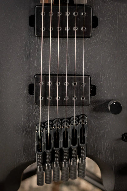 Ibanez QX52B Headless Electric Guitar - Weathered Black with Gig Bag