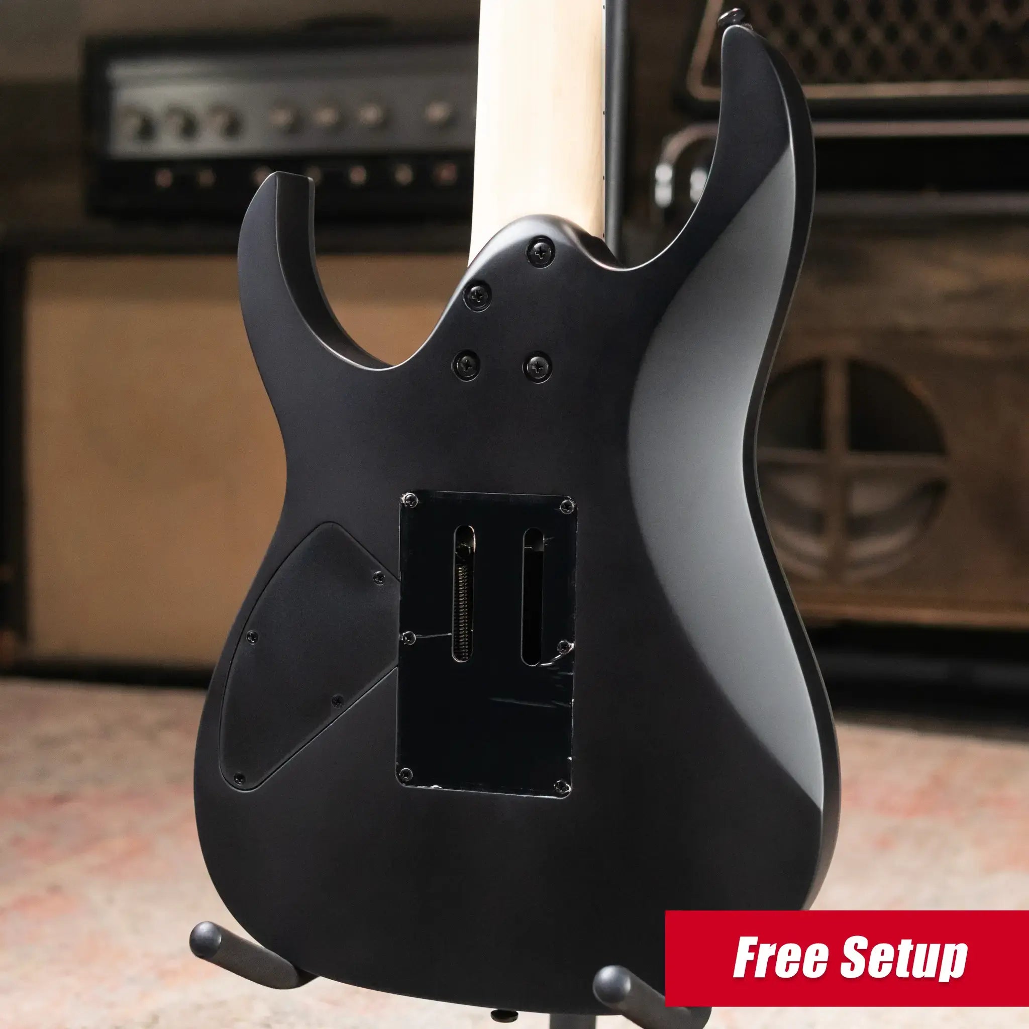 Ibanez RG7420EX 7-String Electric Guitar - Black Flat