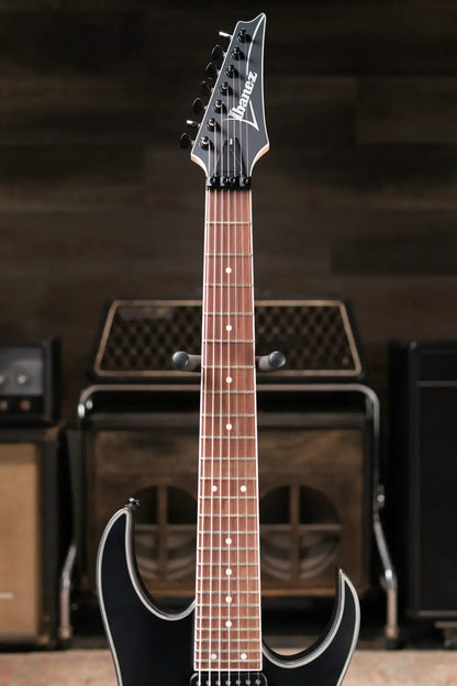Ibanez RG7420EX 7-String Electric Guitar - Black Flat