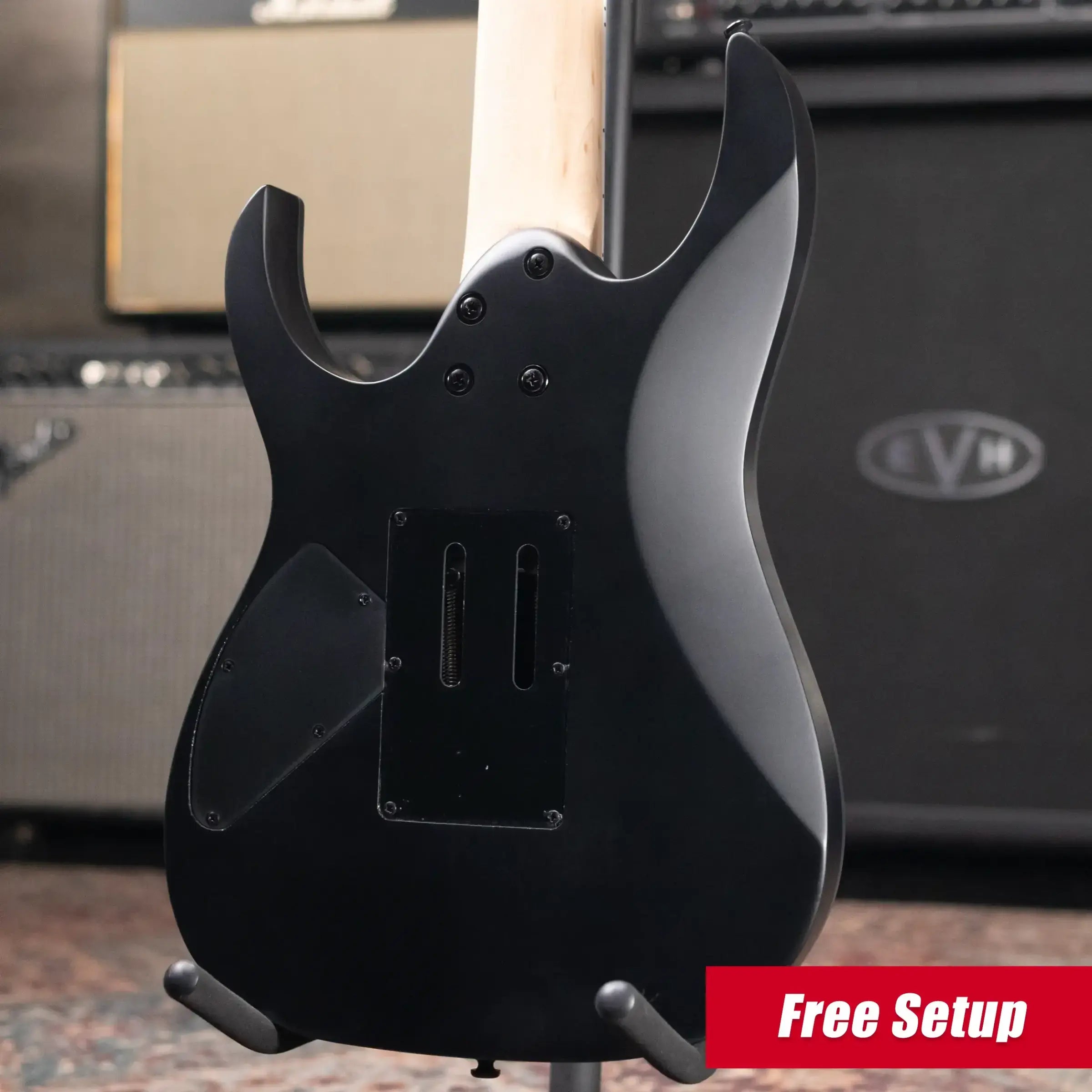 Ibanez RG7420EX 7-String Electric Guitar - Black Flat