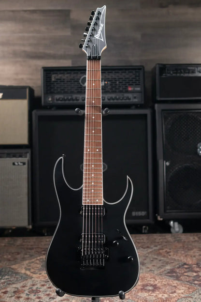 Ibanez RG7420EX 7-String Electric Guitar - Black Flat