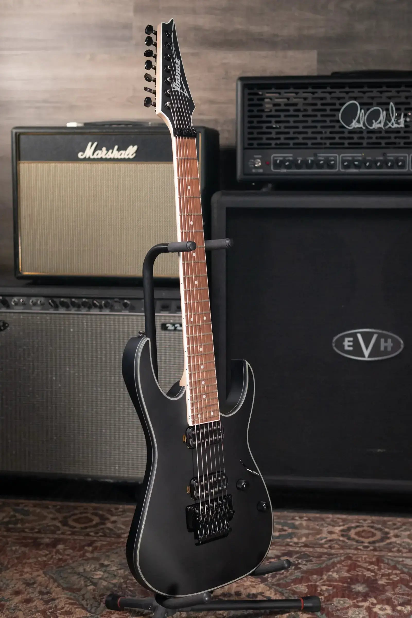 Ibanez RG7420EX 7-String Electric Guitar - Black Flat