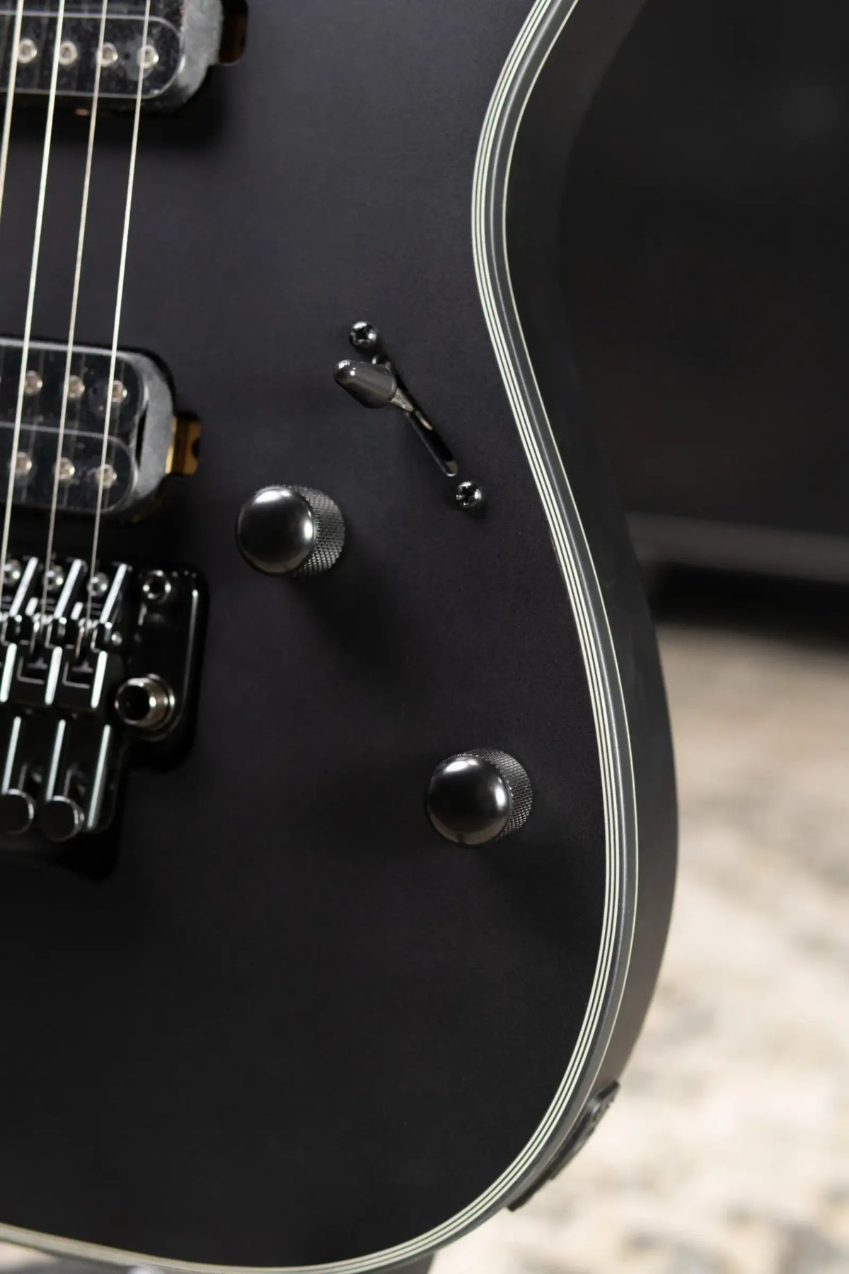Ibanez RG7420EX 7-String Electric Guitar – Black Flat
