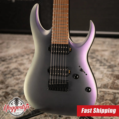 Ibanez RGA742EXBAM 7-String Electric Guitar - Black Aurora Burst - Used