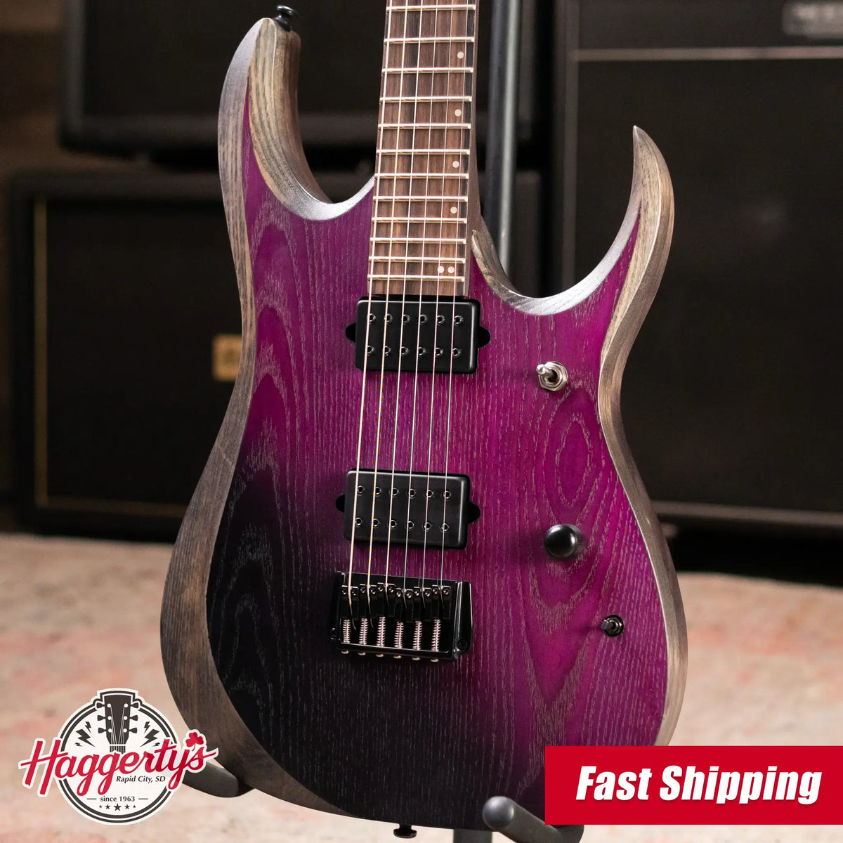 Ibanez RGD621AHMNF Standard Electric Guitar - Midnight Shade Fade