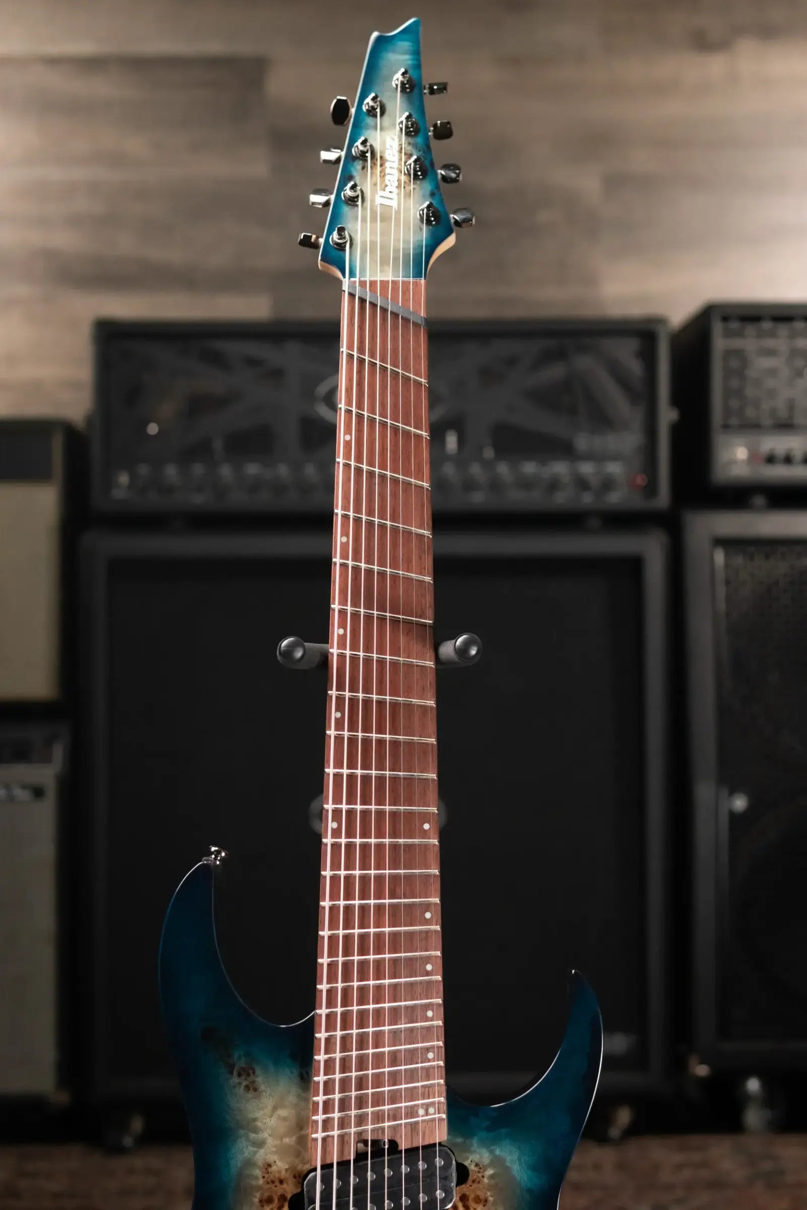 Ibanez RGMS8 8-String Electric Guitar - Cosmic Blue Starburst - Demo