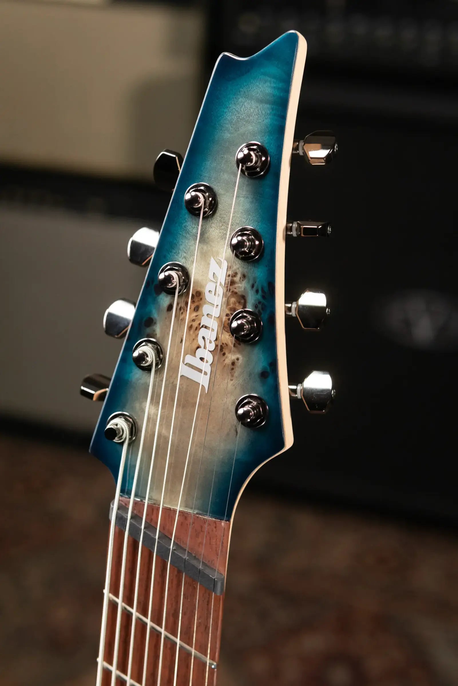 Ibanez RGMS8 8-String Electric Guitar - Cosmic Blue Starburst - Demo