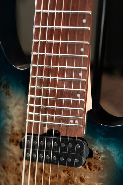 Ibanez RGMS8 8-String Electric Guitar - Cosmic Blue Starburst - Demo