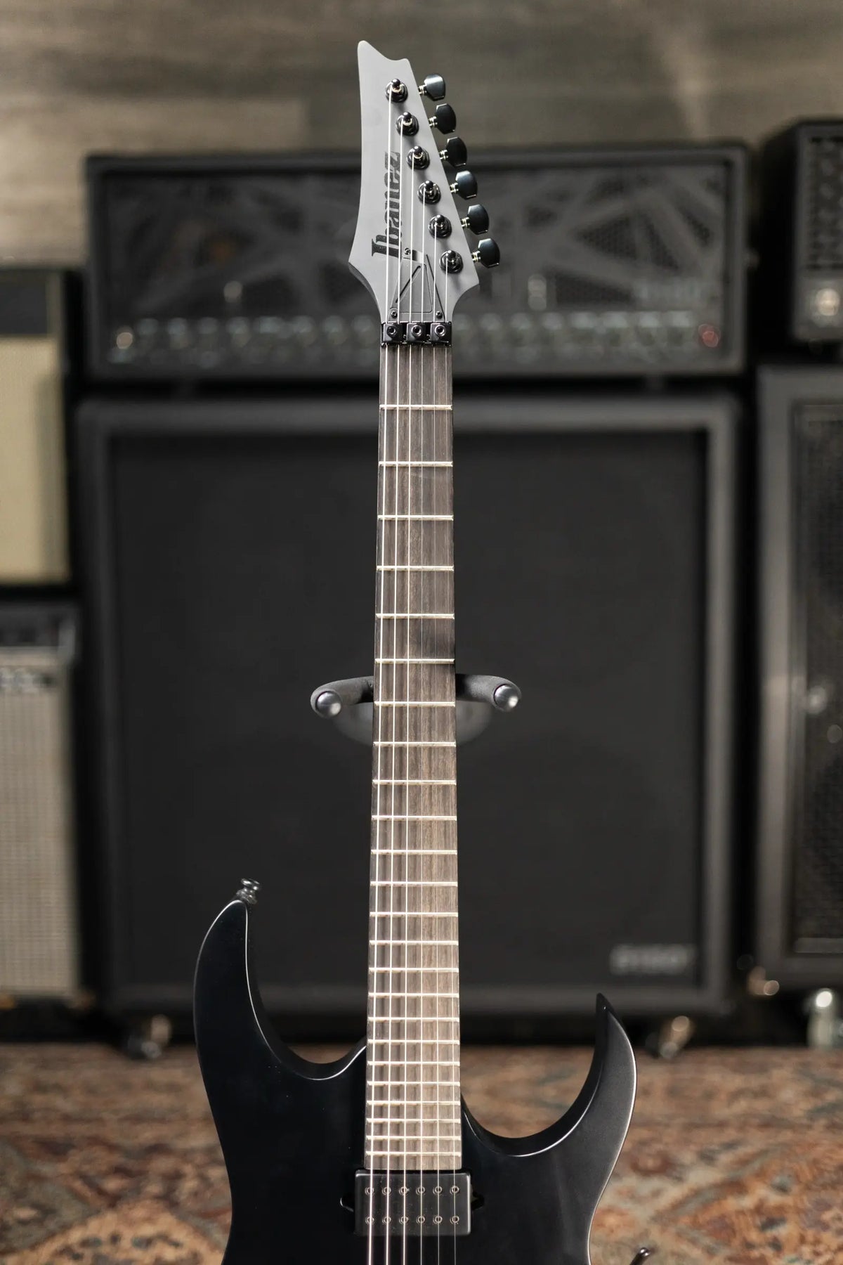 Ibanez RGRB620 Iron Label Electric Guitar -  Black Flat
