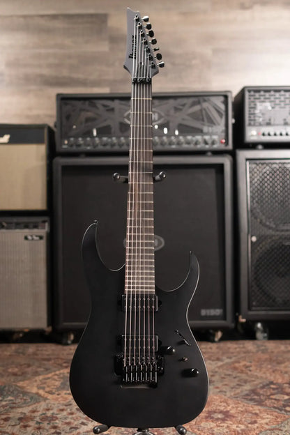 Ibanez RGRB720 Iron Label 7-String Electric Guitar -  Black Flat