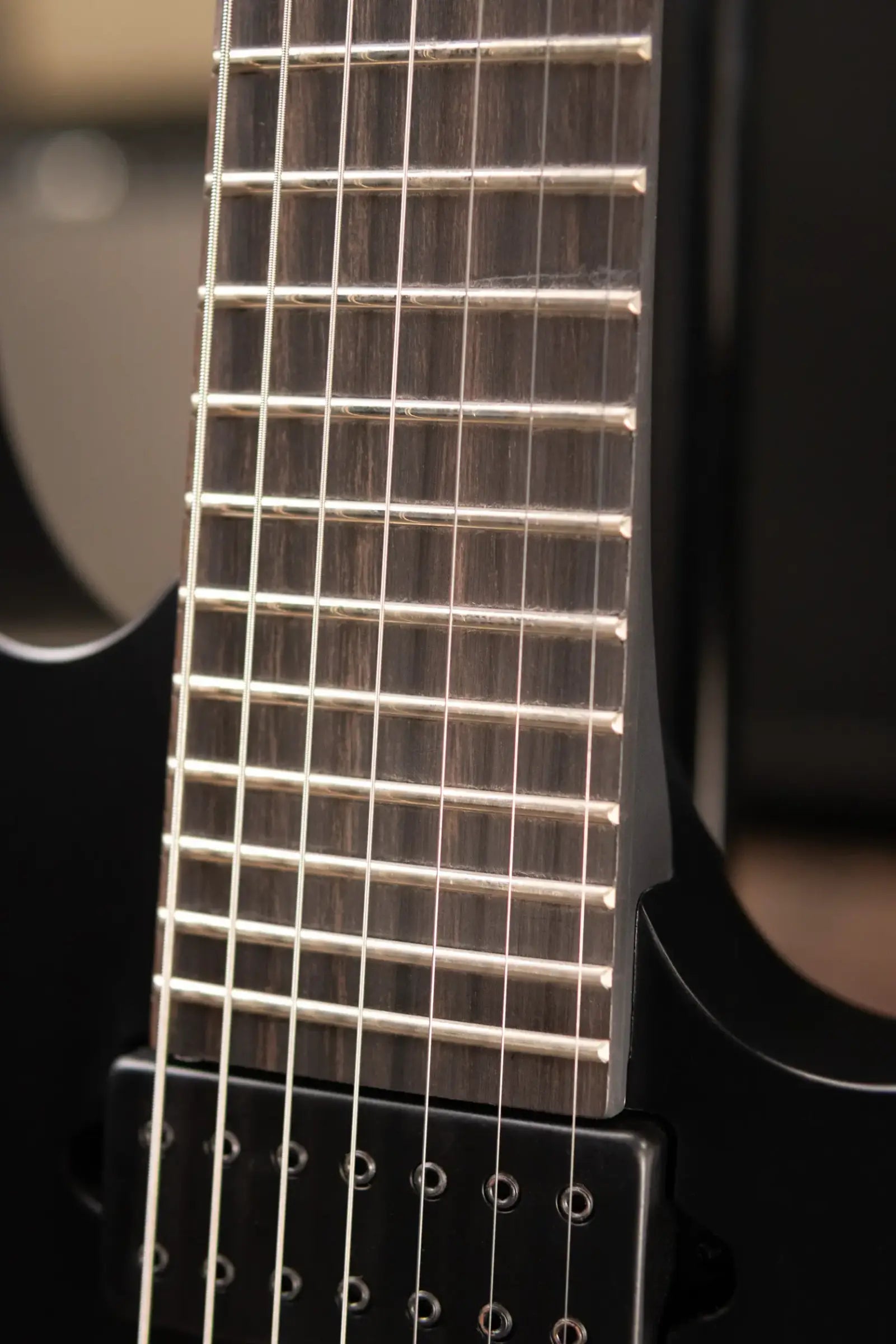 Ibanez RGRB720 Iron Label 7-String Electric Guitar -  Black Flat