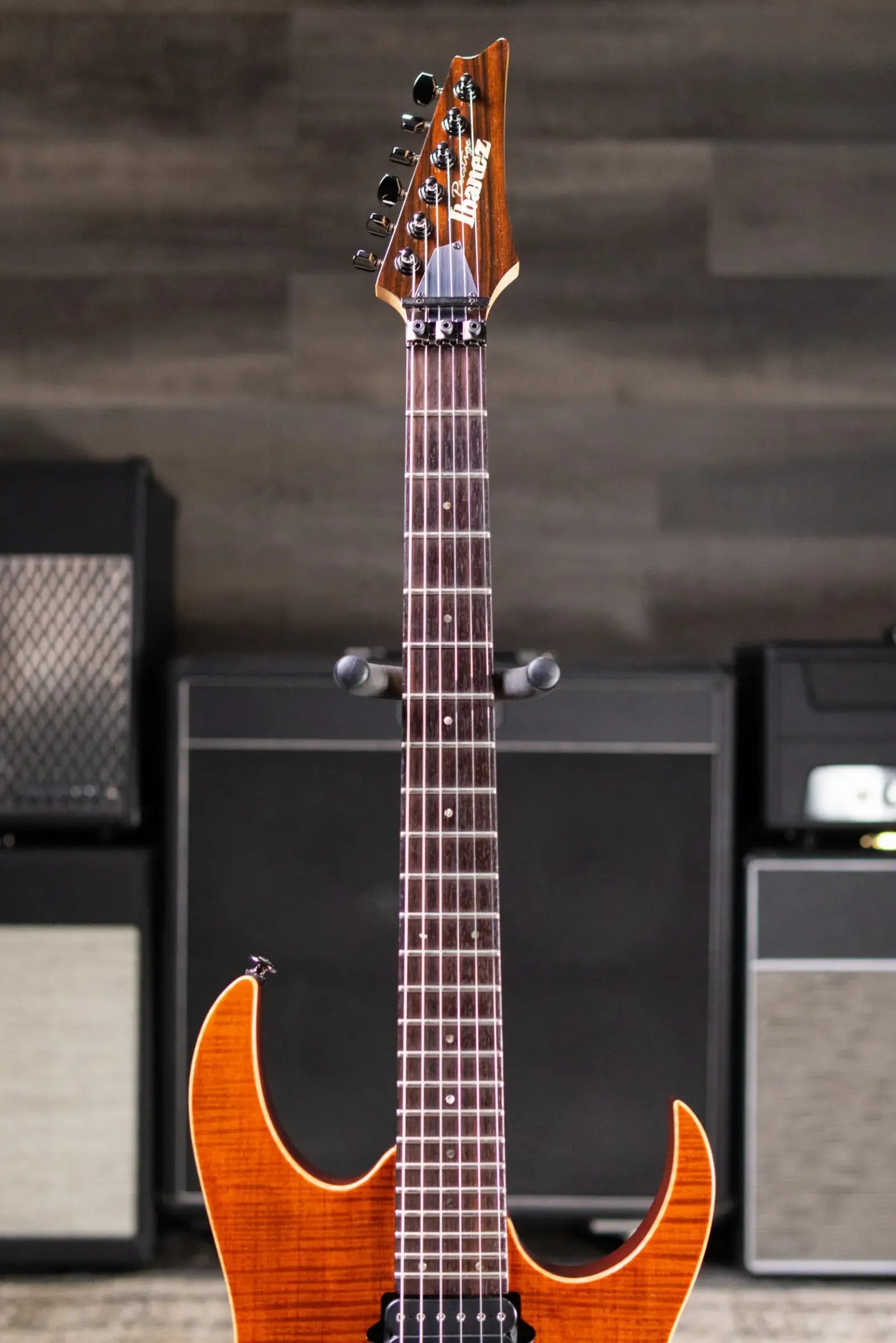 Ibanez RG-3120 DAM Prestige Electric Guitar - Dark Amber with Hard Case - Used