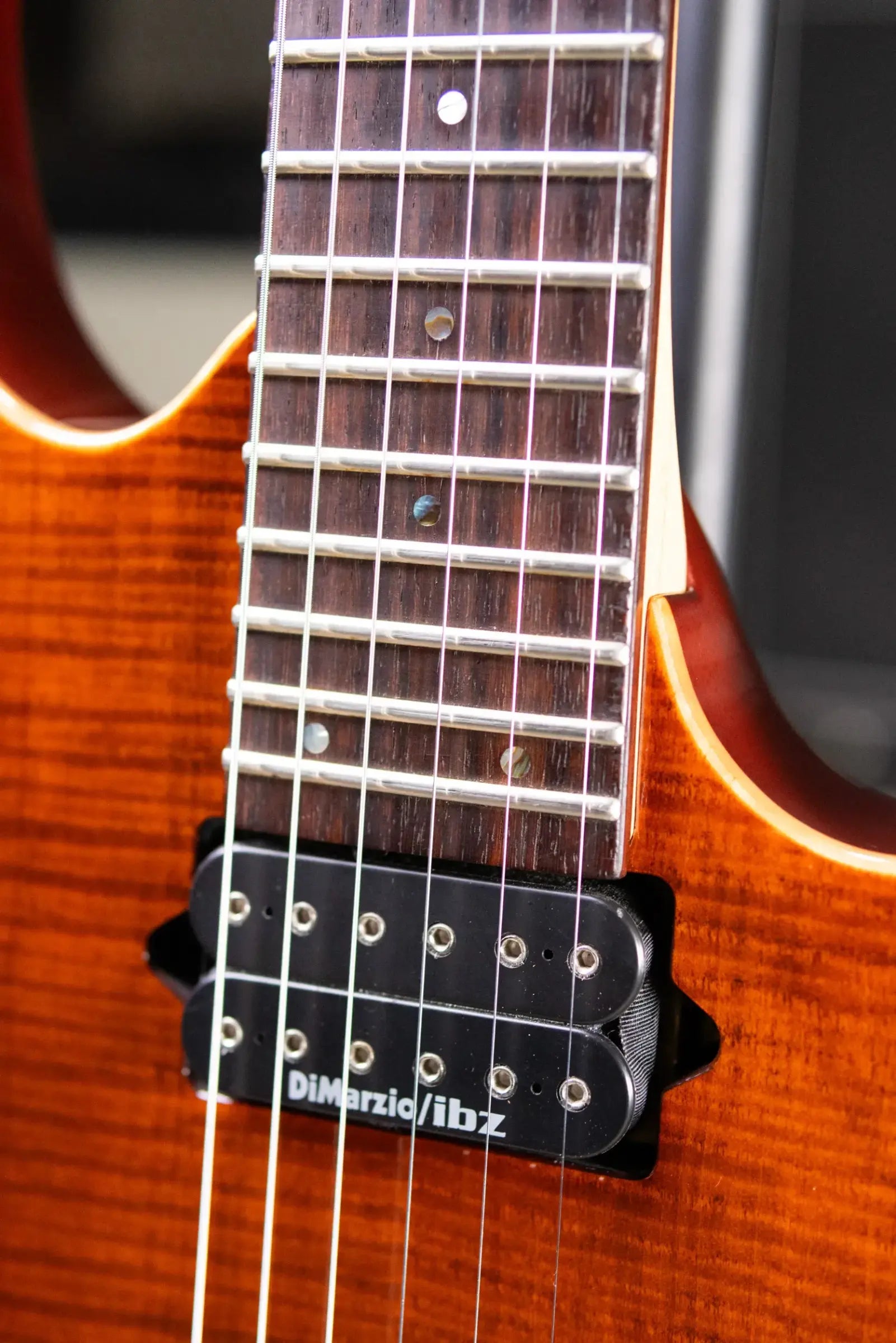Ibanez RG-3120 DAM Prestige Electric Guitar - Dark Amber with Hard Case - Used