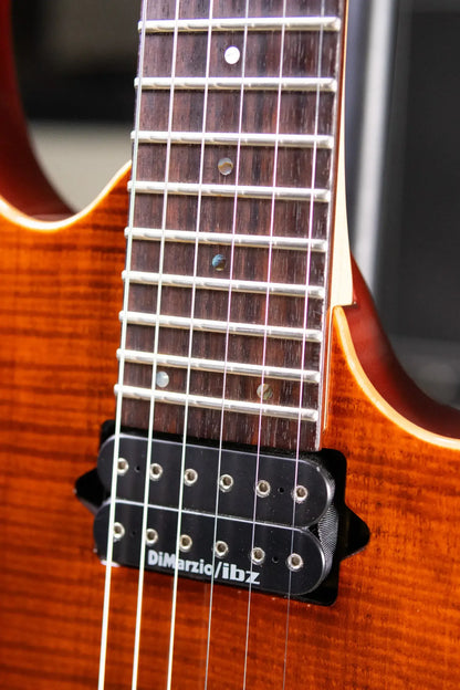 Ibanez RG-3120 DAM Prestige Electric Guitar - Dark Amber with Hard Case - Used
