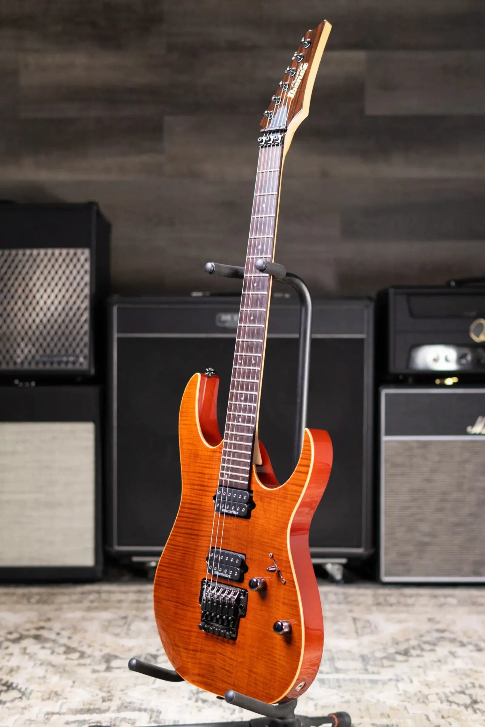 Ibanez RG-3120 DAM Prestige Electric Guitar - Dark Amber with Hard Case - Used