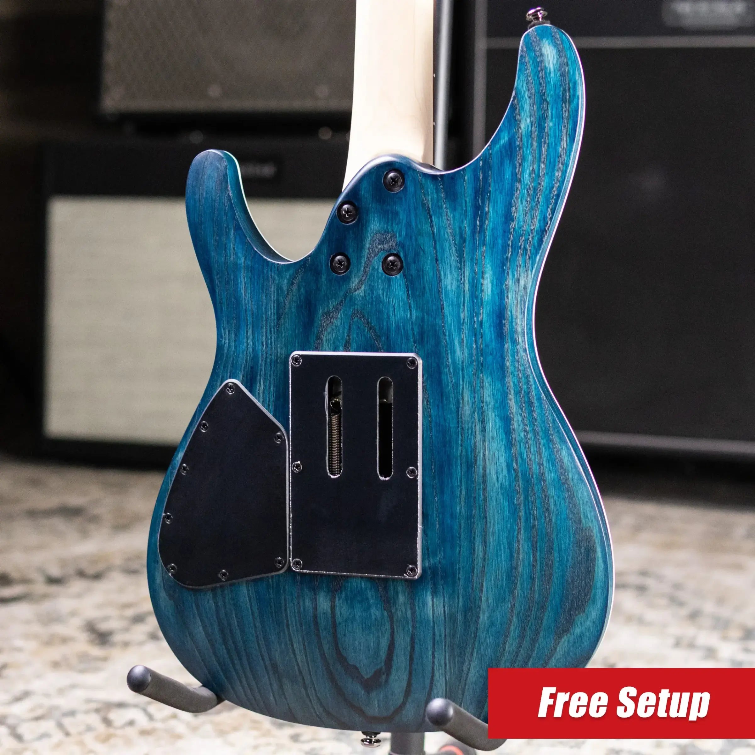Ibanez S520AH S Standard Electric Guitar - Cosmic Blue Flat