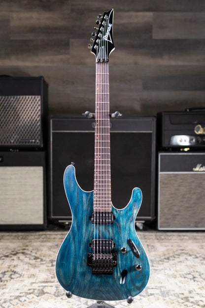 Ibanez S520AH S Standard Electric Guitar - Cosmic Blue Flat