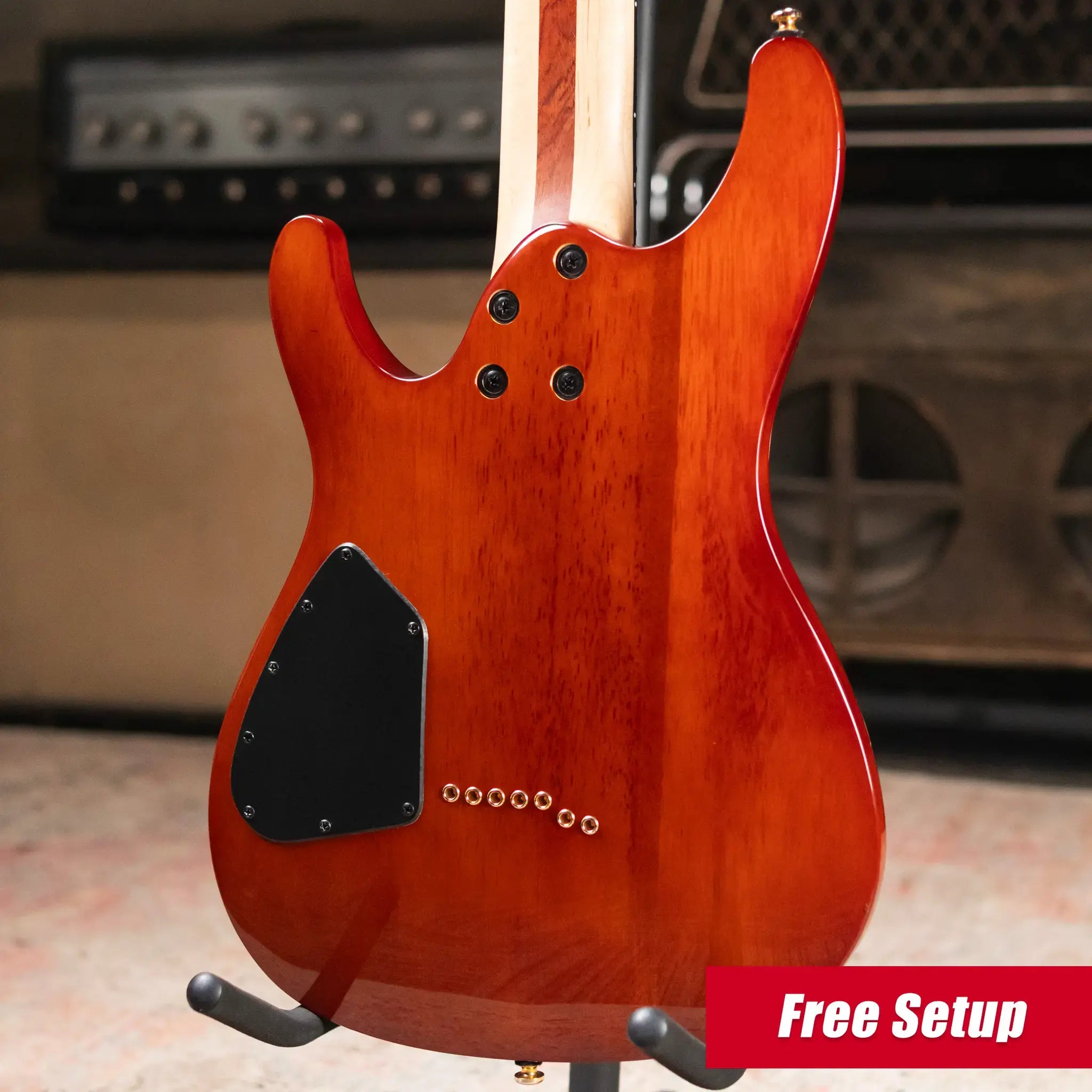 Ibanez SIX27FDBG Iron Label 7-String Electric Guitar Natural - Used