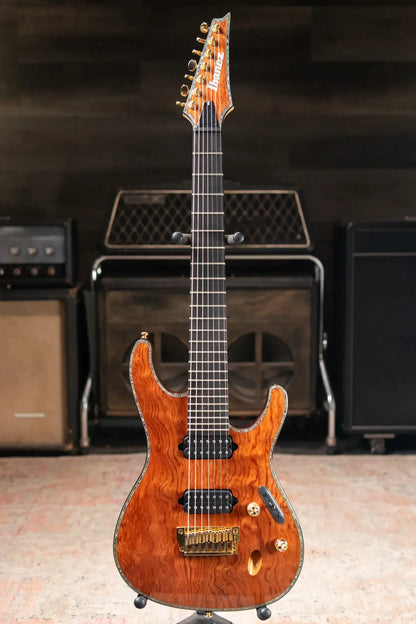 Ibanez SIX27FDBG Iron Label 7-String Electric Guitar Natural - Used